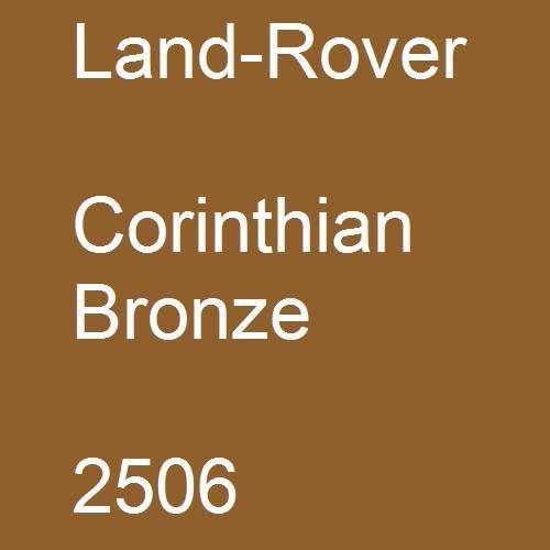 Land-Rover, Corinthian Bronze, 2506.